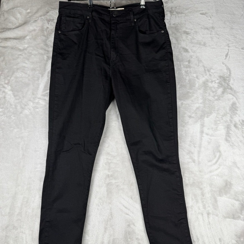 Levi Strauss‎ Co 721 High Rise Skinny Black Jeans Women Size 33x29
